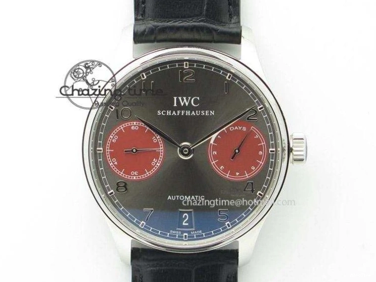 MIROTIME 0318 Portuguese Real PR Real Annual Calendar RG IW503504 YLF 1:1 Best Edition White Dial On Leather Strap A TimelessDesign 7242